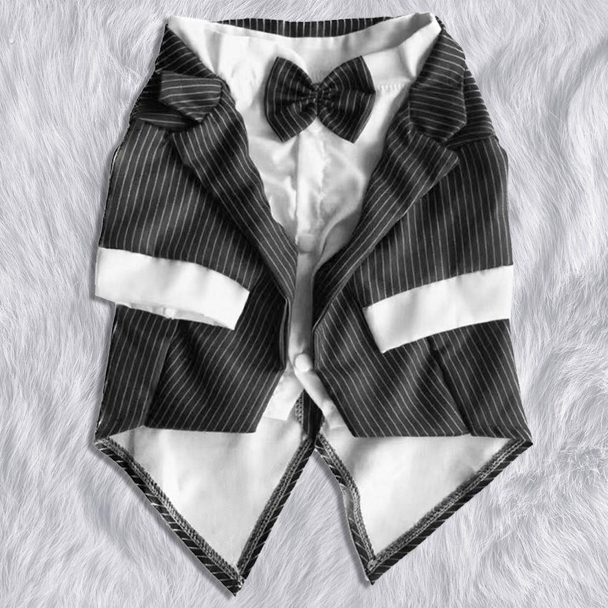 狗狗婚纱礼服春夏宠物服饰宠物西服燕尾服泰迪小型狗礼服狗狗服装