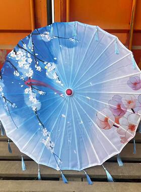 非遗手工油纸伞晴雨两用汉服中式国风复古风古典舞蹈道具春桃霞绯