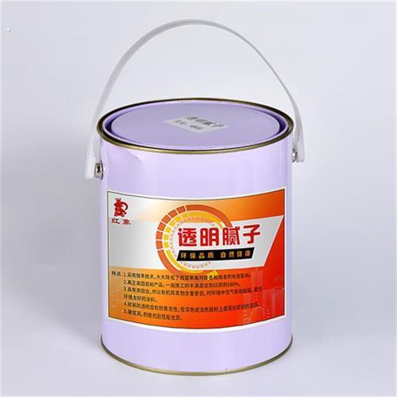 外邦透明腻子油性木器漆补伤补缝腻子填缝找平易打磨桶装木工耐磨