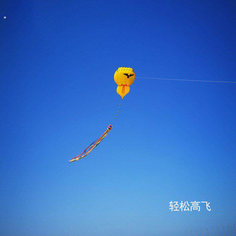 2024新款潍坊风筝大人福禄高升软体无骨立体大型微风易飞