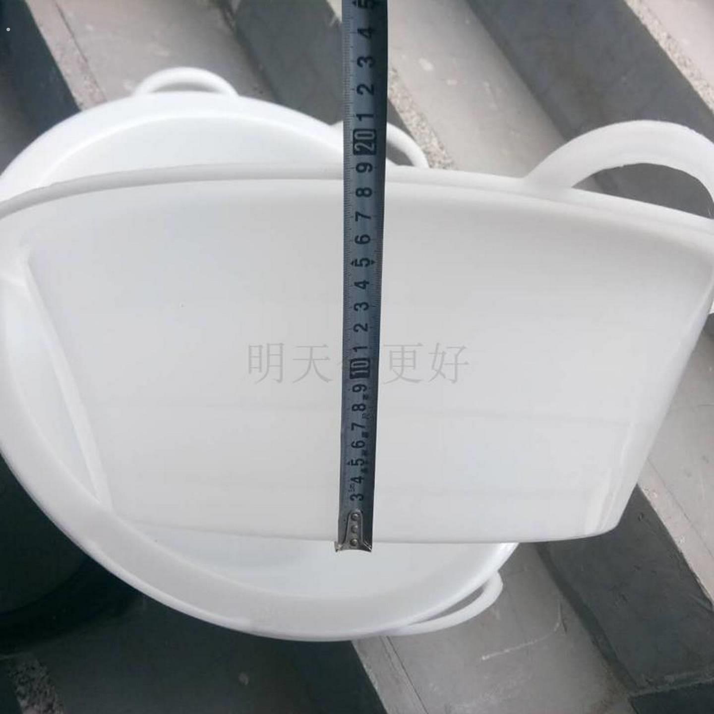 大号灰盆特制加厚牛筋盆工地用砂灰盆灰槽白色钢化塑料盆建筑泥盆