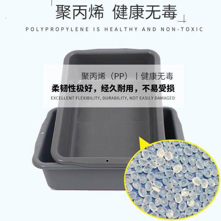 酒店餐具收集盆塑料收碗盆菜篮盘餐厅餐车餐盆收餐盆猫砂盆安检框