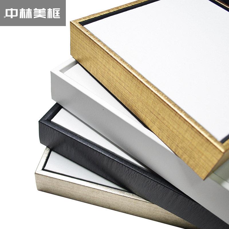 超厚款免装裱亚麻油画布带框空白肌理画框内框成品丙烯 画布套装