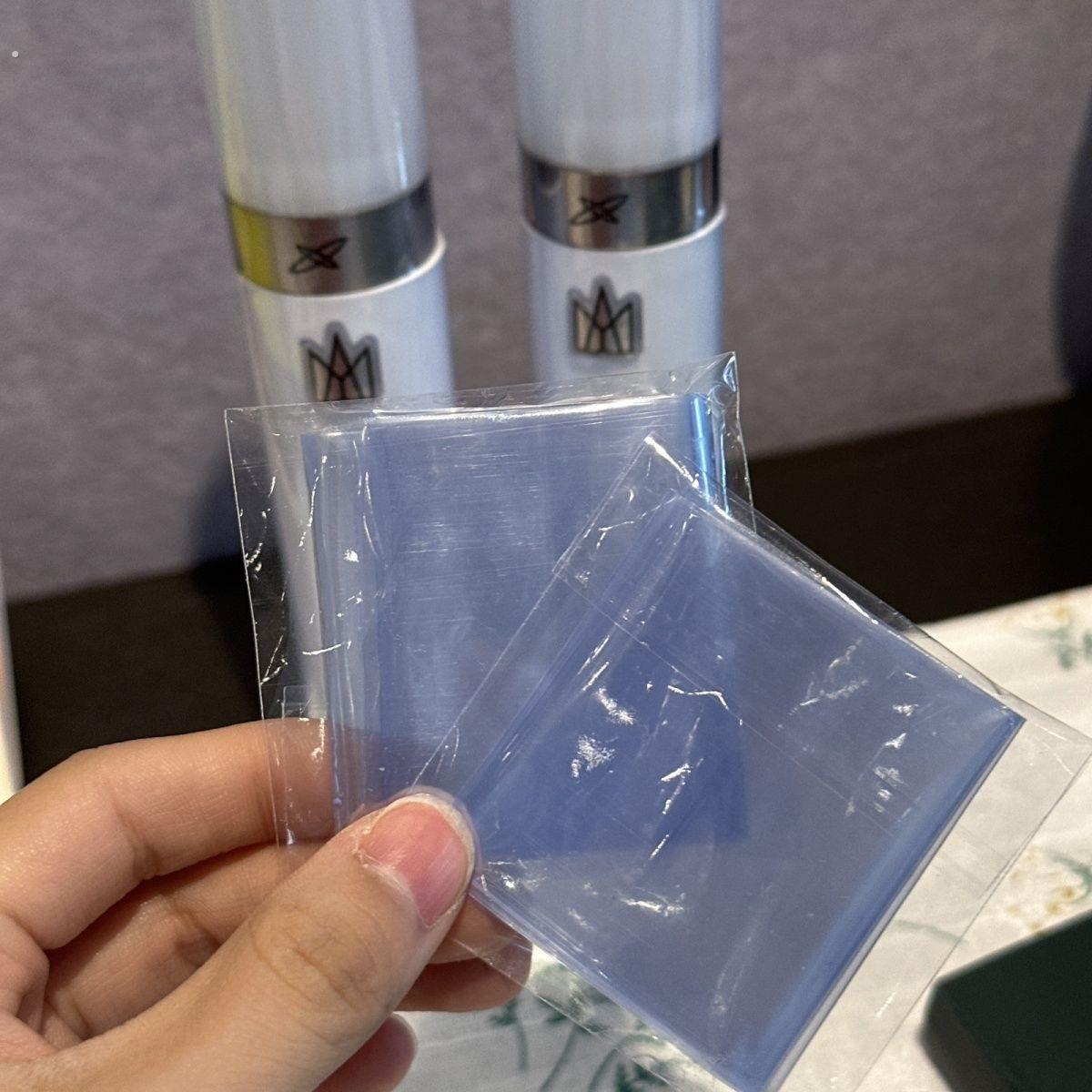 荧光棒热缩膜五月天专用-透明超隐形