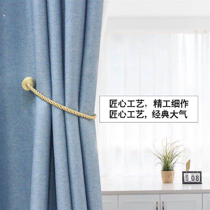 厂家供应圆柱款窗帘绑带窗帘磁铁扣免安装窗帘扣窗帘辅料配件