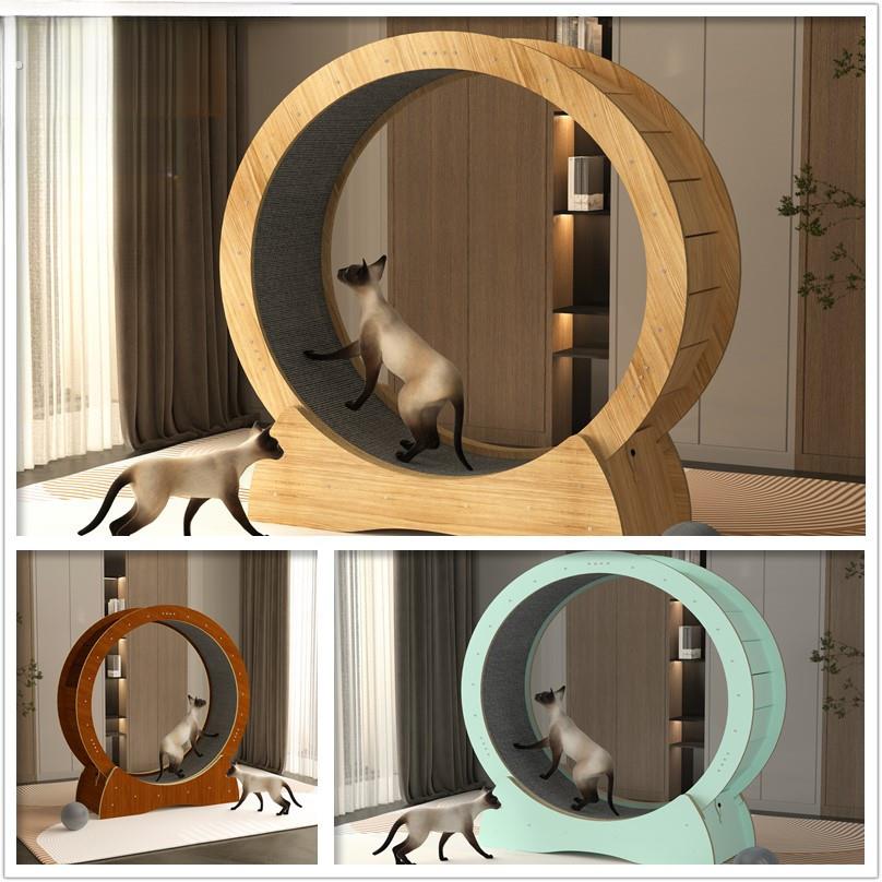 猫跑步机滚轮猫咪运动跑轮网红猫跑道静音滚筒猫咪用品四季通用