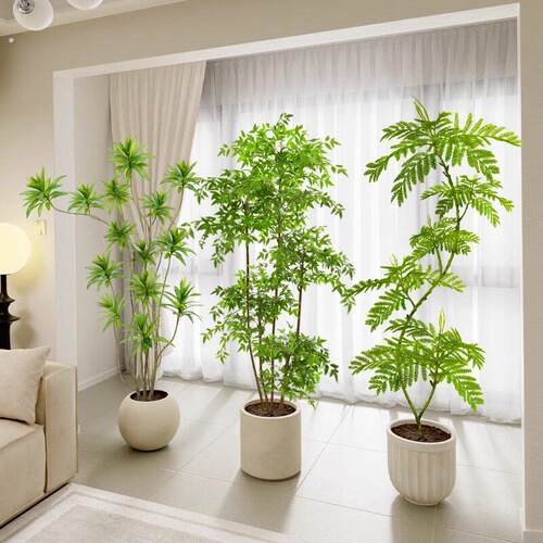 彷真装饰植物绿植高端轻奢造景假摆件室内大型彷生客厅沙发旁盆栽