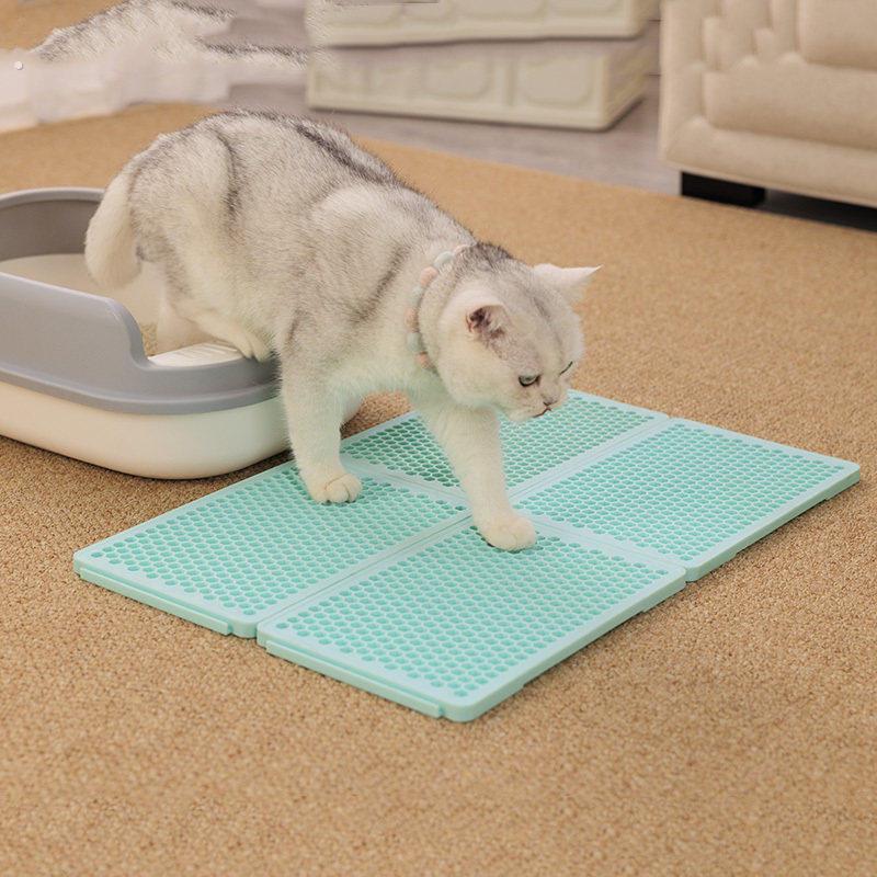 宠物可拼接猫砂垫防外溅防带出落砂垫子猫咪厕所过滤控砂垫猫砂盆