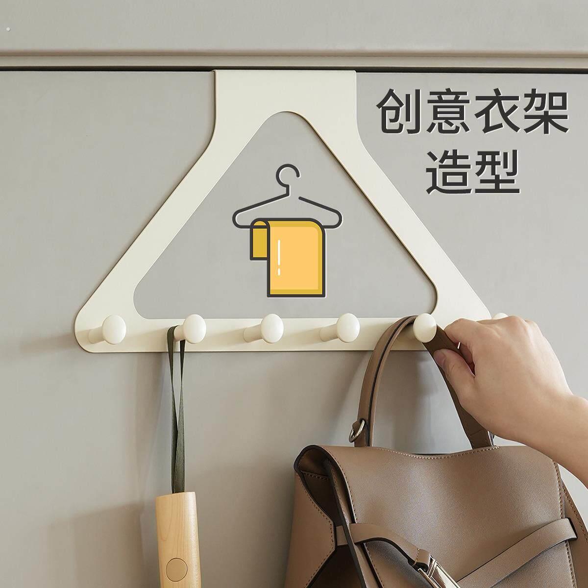 三角门后挂钩挂衣架衣柜外侧面挂架卧室门上挂衣服收纳直角挂衣钩