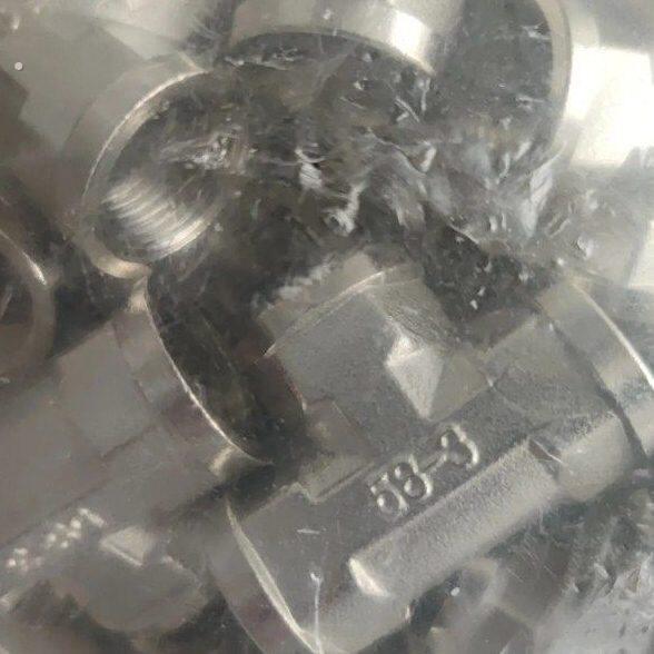 镀镍铜三通4分内丝三通水用铜三通凯伟