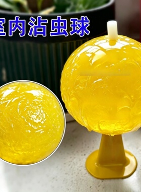 室内诱蝇球粘蝇球果蝇球粘捕小飞虫灭蝇安全环保持久厨房厕所WT2