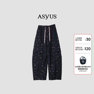【新品】 ASYUS 2026冬季印花工装裤帅气潮酷个性休闲女