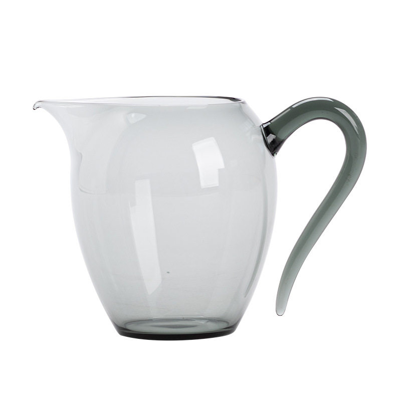 高档公道杯玻璃烟灰茶海透明精品硼硅加厚分茶器小号日式轻奢茶具