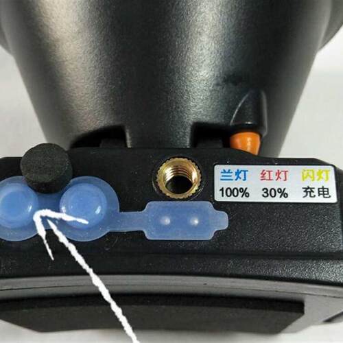 牛王 A9 A50 A95 LED锂电头灯 50W双孔扁插两个眼 9801 A96充电器