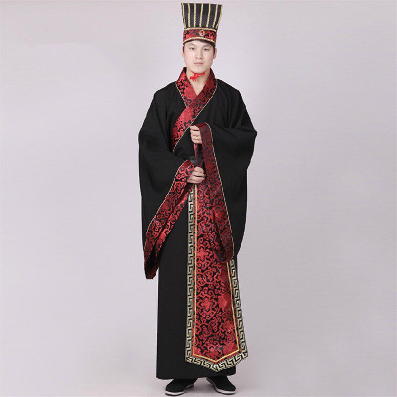 古装汉服男汉式司仪主持礼服伴郎服装唐朝王爷丞相员外演出衣服套