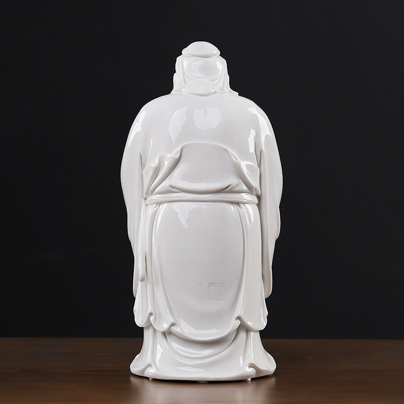 戴玉堂孔子像孔夫子家居工艺品桌面办公室装饰品陶瓷摆件送老师