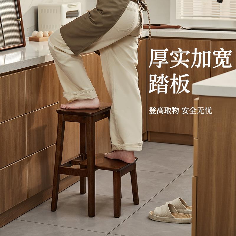 实木梯凳折叠梯家用梯子凳子两用加厚登高凳人字楼梯步梯台阶爬梯