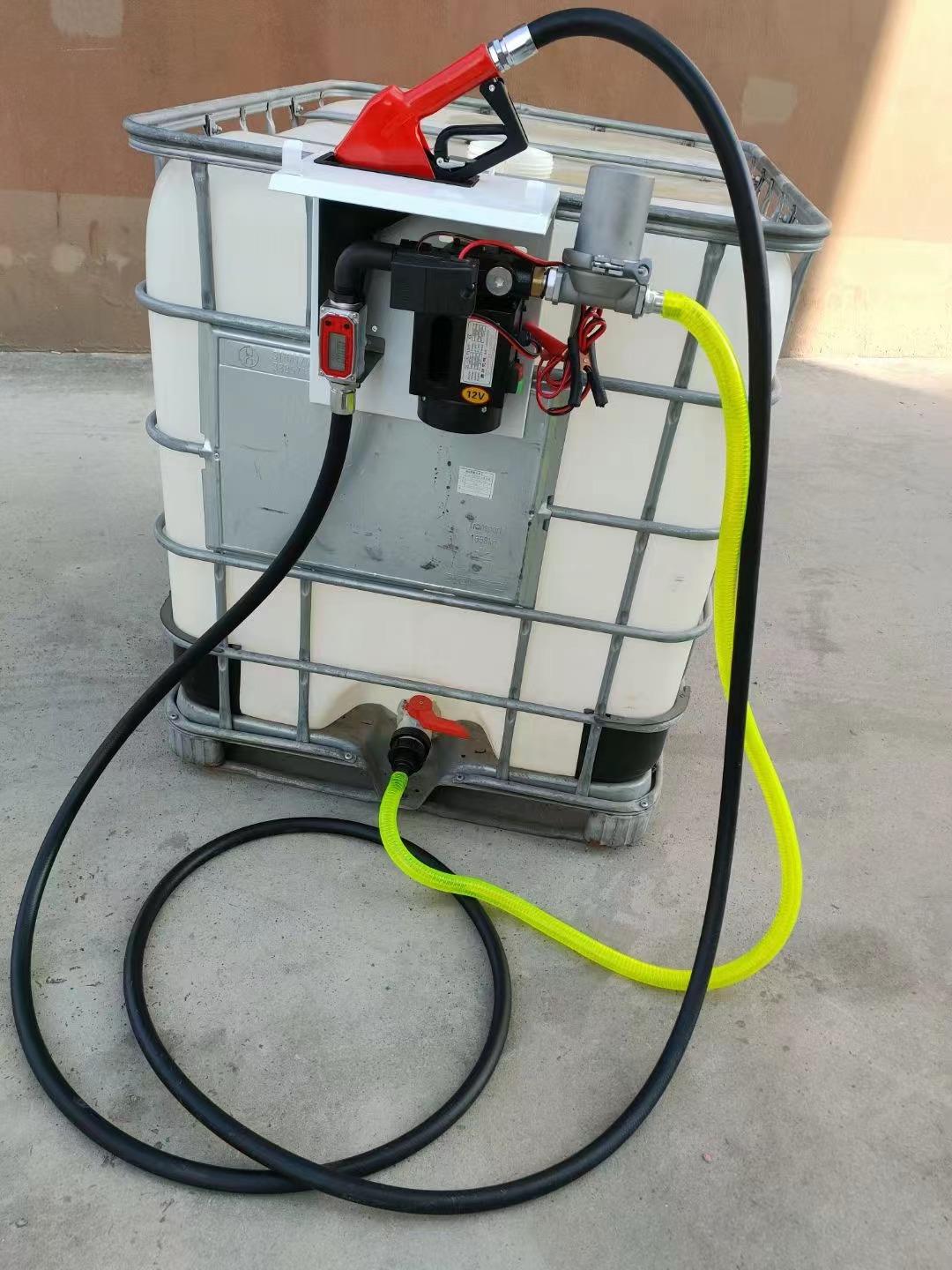 柴油电动抽油泵12V24V220v全自动大功率加油枪车载挂吨桶式加油机