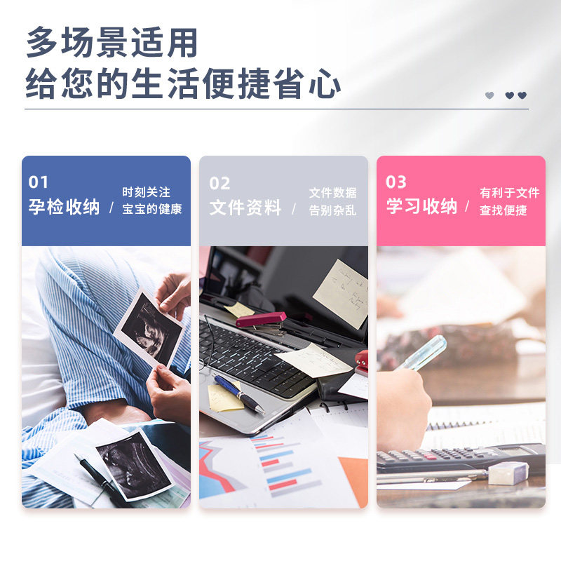 a4多功能文件夹商务公文夹皮质销讲夹置业顾问销售夹体检单收纳资