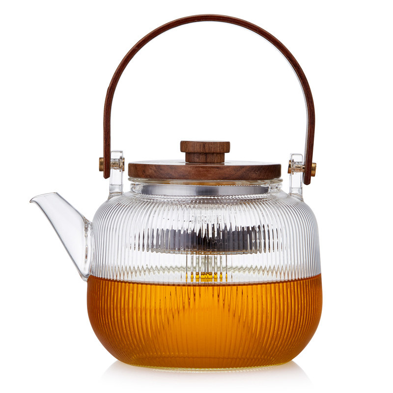 耐热玻璃茶壶大容量烧水壶提梁壶家用蒸汽煮茶壶电陶炉茶具套装