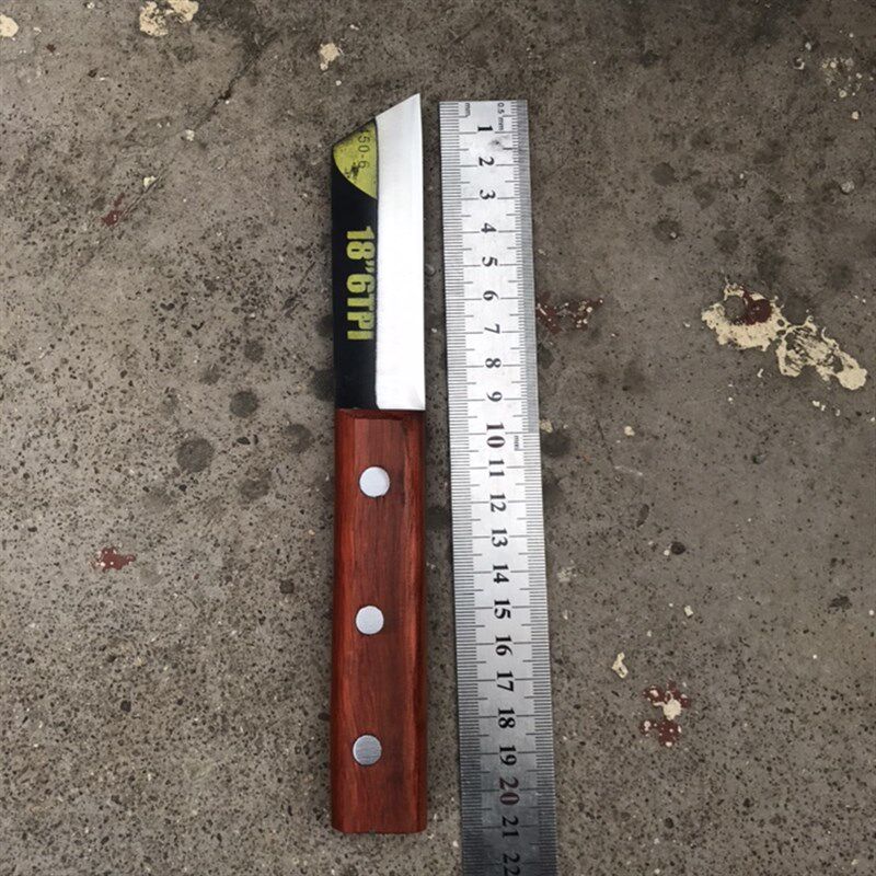 手工制作w18老锋钢锯条嫁接刀芽接刀 接树刀 园林嫁接工高速钢刀