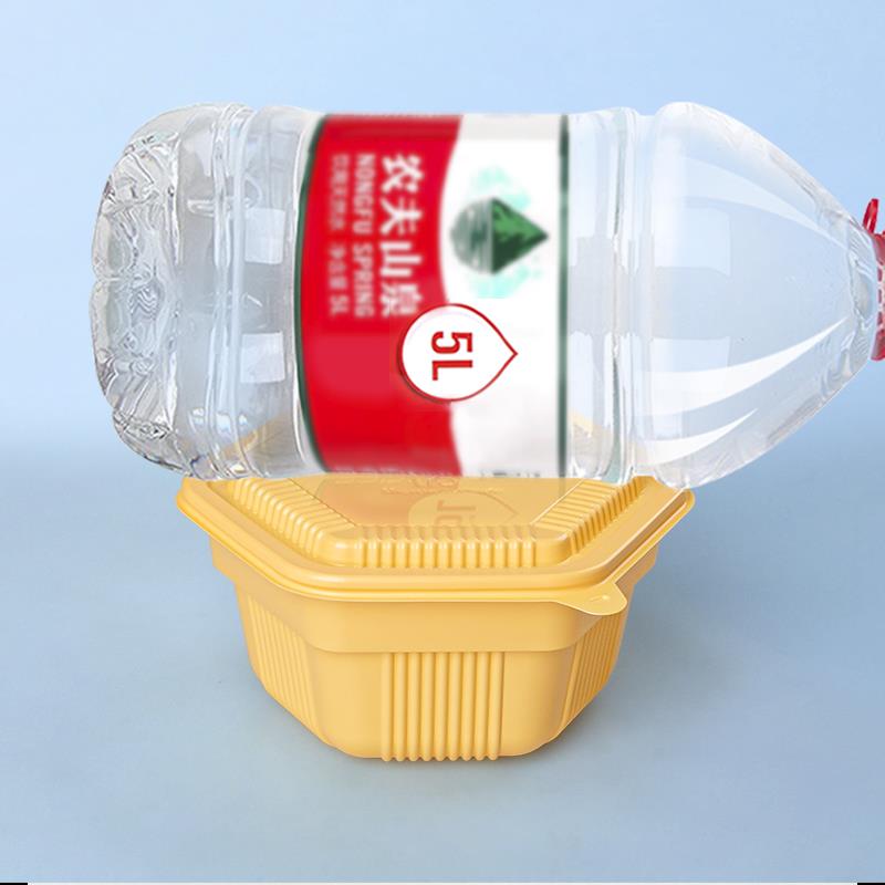 新款 一次性餐盒带盖外卖汤粉盖饭打包盒可微波塑料快餐盒便当盒