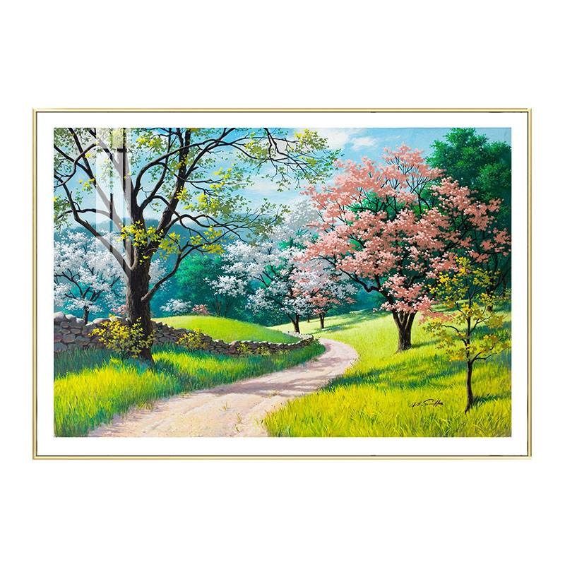 风景装饰画田园风格餐厅饭厅挂画客厅沙发背景墙壁卧室床头酒店画