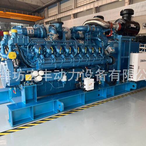 潍柴燃气机组800KW 博杜安燃气机12M33G10N0/5燃气机发电机组