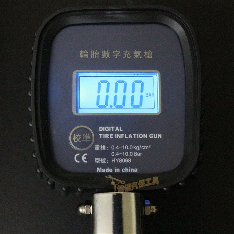 数显高精度液晶数字轮胎充气表 轮胎加气枪 汽车轮胎表胎压气压表
