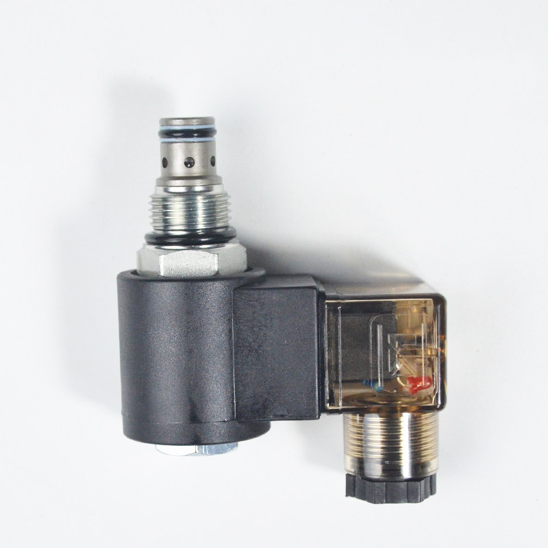 二位二通常开螺纹液压插装式保泄压电磁阀DHF08-225 SV08-25 NOS