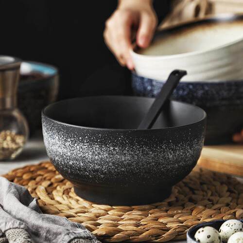 拉陶瓷碗001碗面日意式餐具泡面碗7英寸大碗饭碗汤碗创碗
