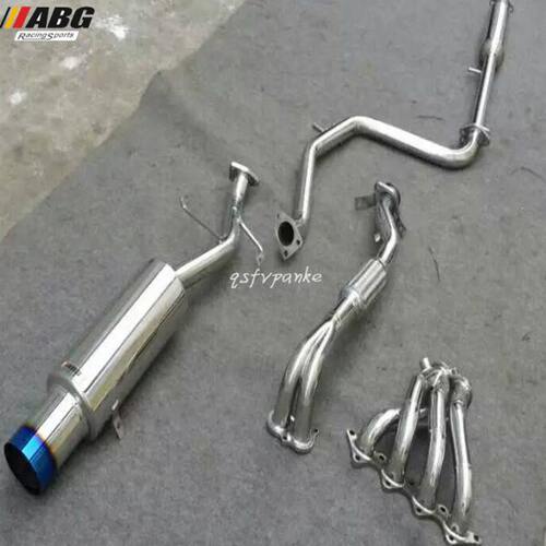 ABG 蓝瑟 菱帅改装排气管 421芭蕉头段 中段 直排鼓 M鼓回压响鼓