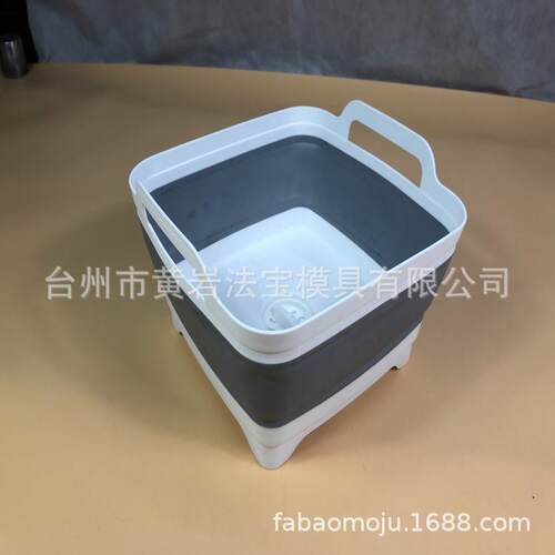 厂家专业定做长方形折叠硅胶伸缩蓝/沥水果篮模具