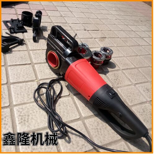 便携钢管套丝机 2寸管子套丝机 铺设好管X子螺纹加工机