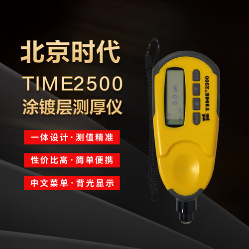 北京时代TIME2500涂镀层测厚 锌层 铬层测厚仪 覆层油漆漆膜