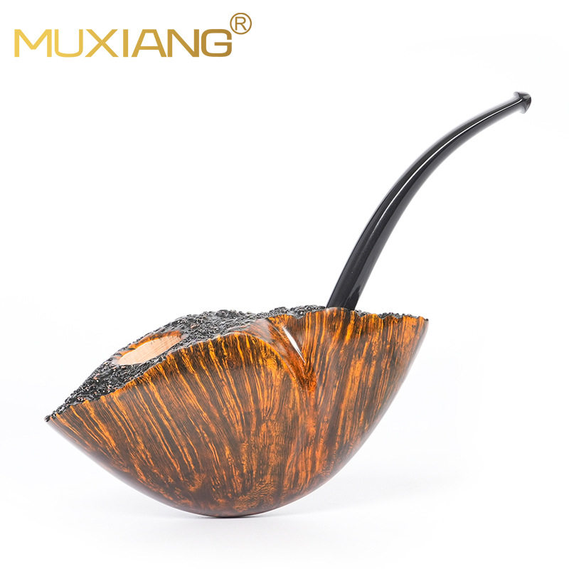 木香石楠木大号烟斗手工自由式瘤皮大料实木男士专用过滤厂家批发