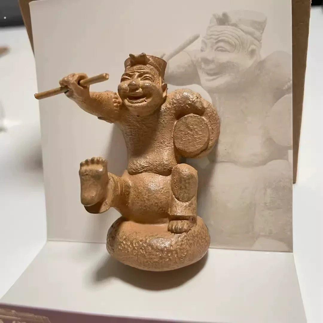 北京国家博物馆古代击鼓说唱俑立体冰箱贴创意旅游纪念品伴手礼