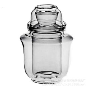 耐热玻璃家用四两白黄酒杯温酒壶三件式暖酒器烫酒热酒壶酒具套装