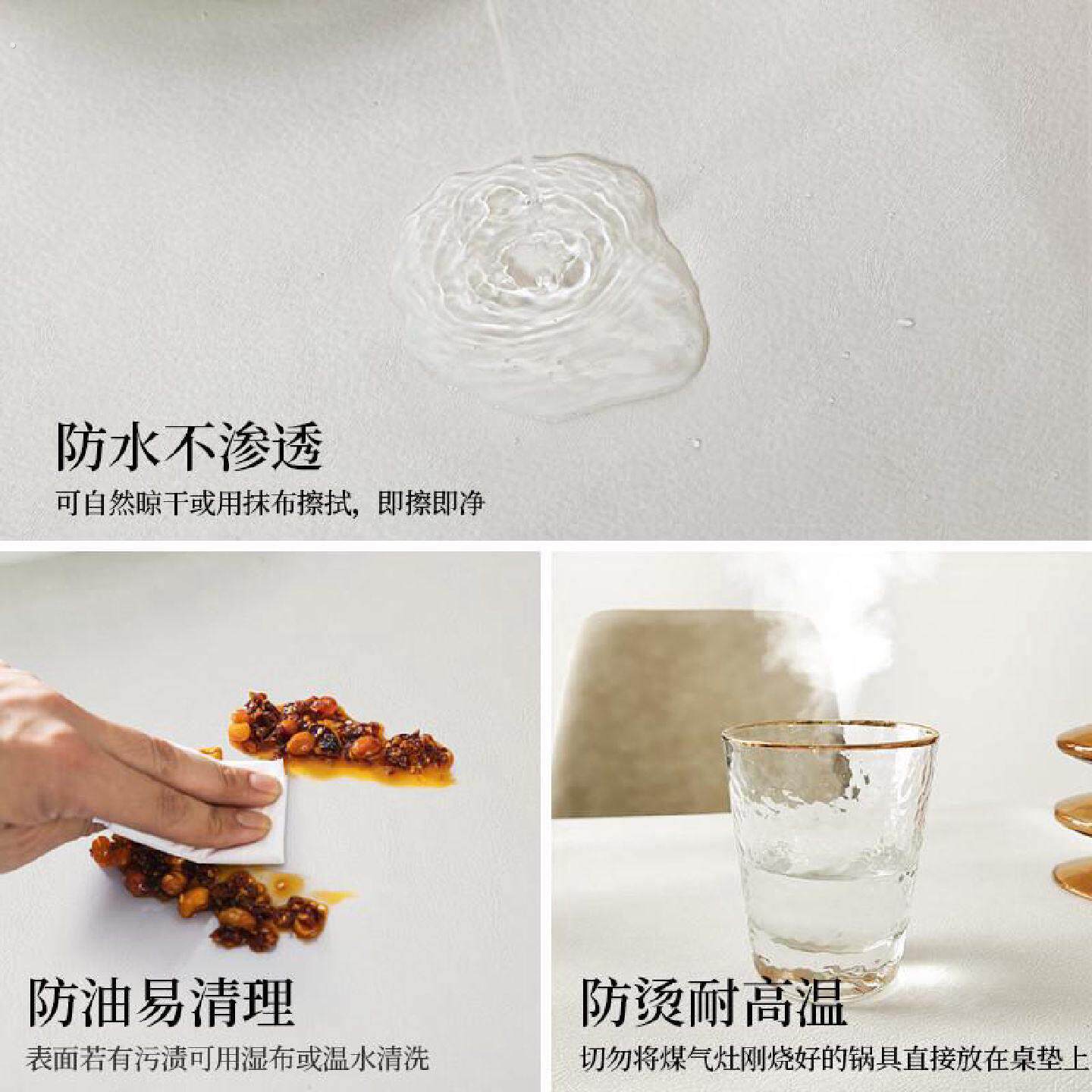 冰箱防尘皮革垫子盖布防水防油单双门厨房防尘罩桌垫洗衣机盖巾