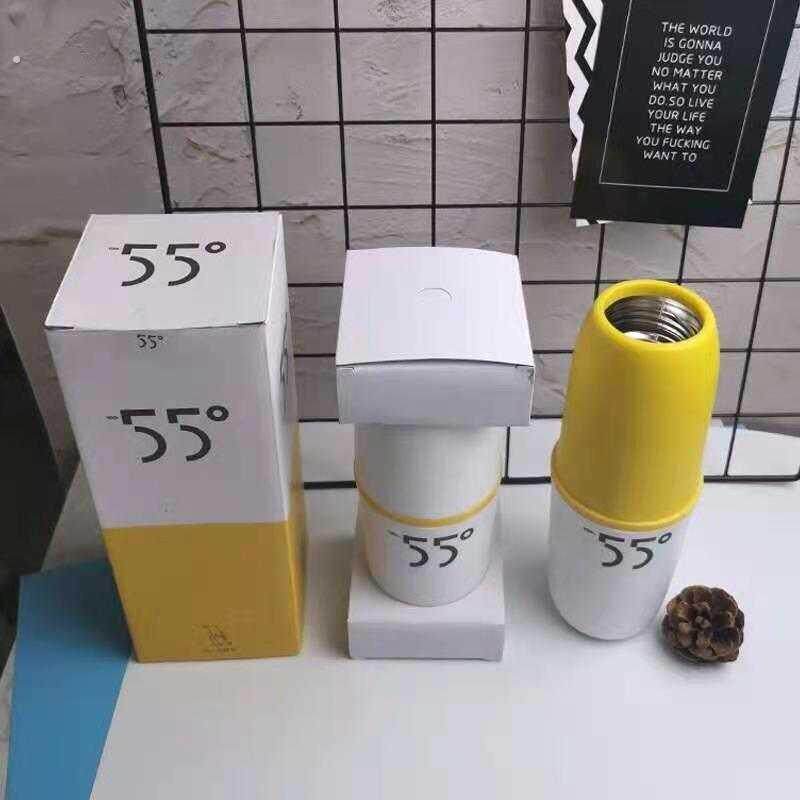 55度快速冷却杯摇壶杯恒温水杯保温杯水瓶创意排水礼品定制