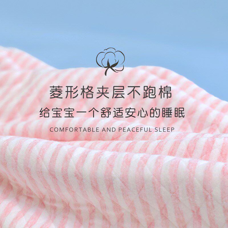 三层保暖连体衣儿童如厕夹层薄棉长袖睡袋宝宝宽松睡衣秋冬3-11岁