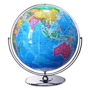大型50cm万向大码大号地球仪定制42/80/1米新版高清印刷展厅学校