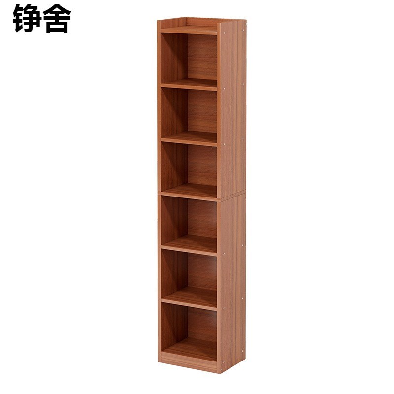 书架角落柜窄版简约落地经济型收纳柜子储物省空间小边角置物书柜