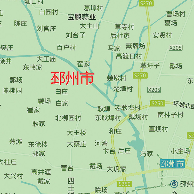 2021新款徐州市地图贴图 办公室挂图 高清防水墙壁装饰画定制地图