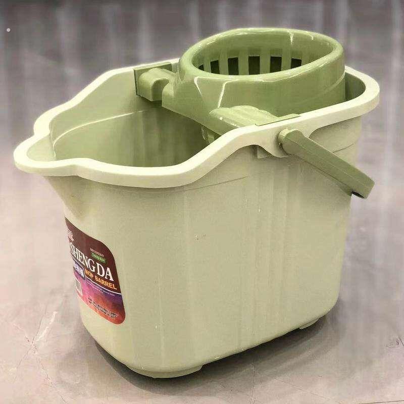 加厚宽家用拖把桶脱水桶懒人免水洗拖地神器长方形手提塑料挤水桶
