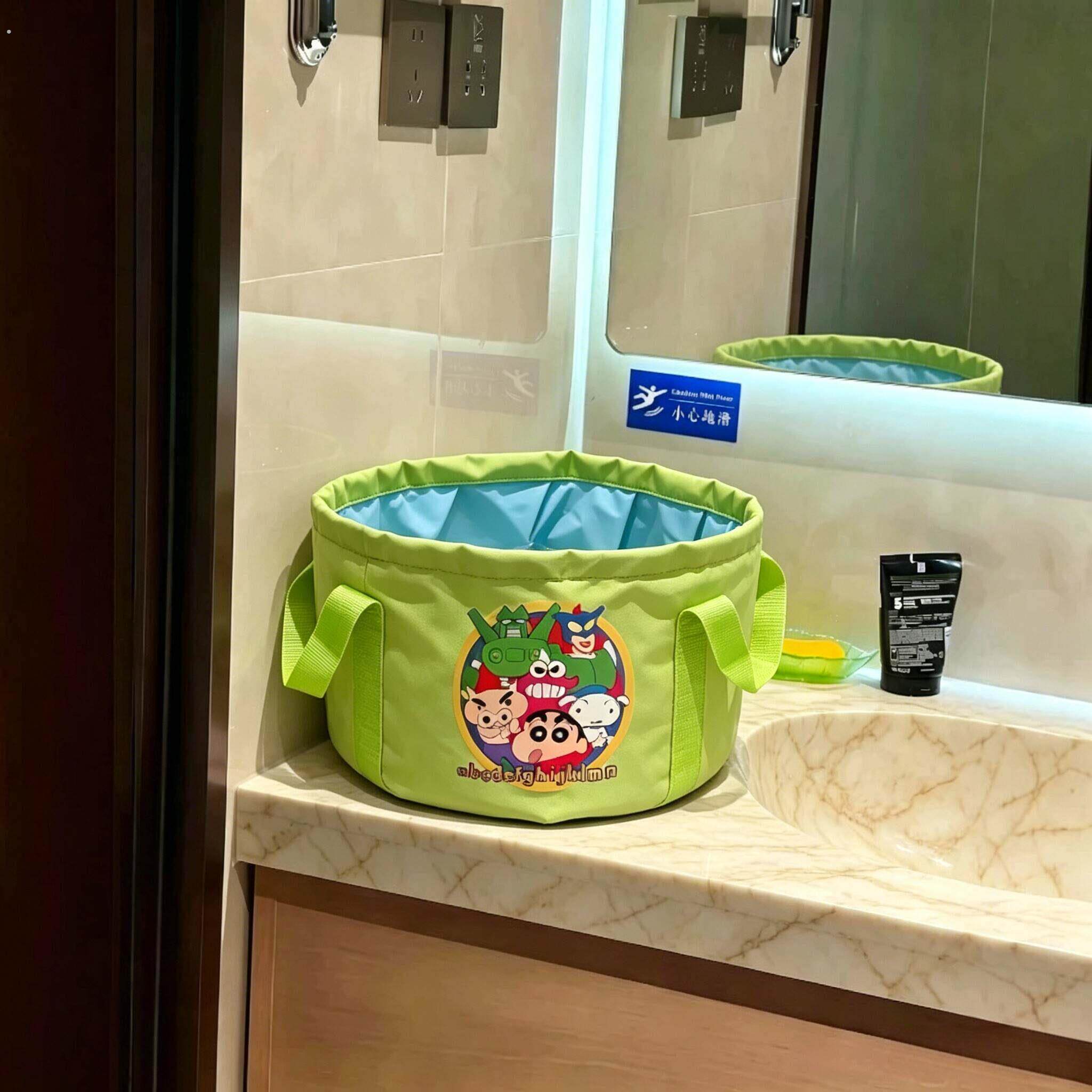旅行折叠水盆便携酒店洗衣神器洗衣桶加大加厚洗衣袋泡脚桶洗漱盆
