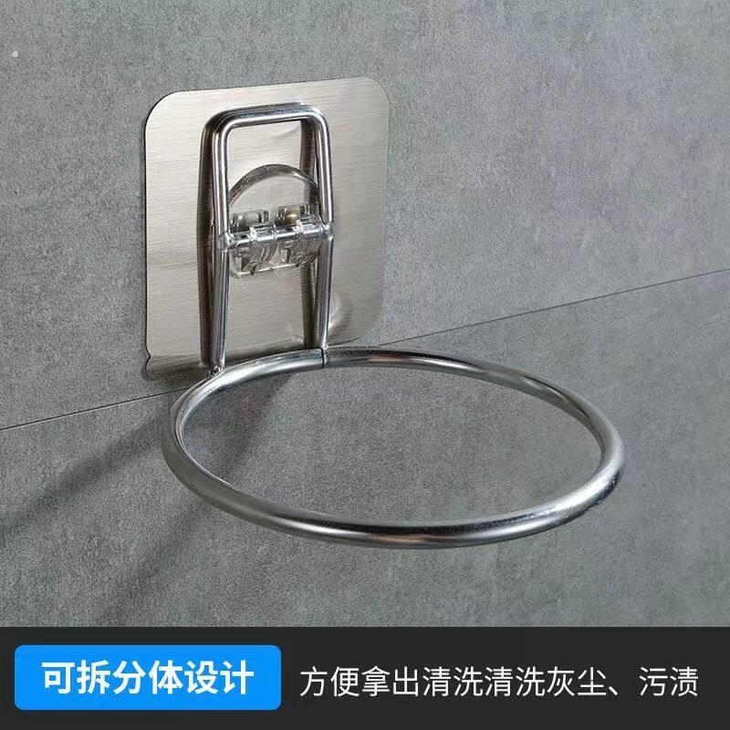 厨房垃圾桶支架浴室垃圾架子家用卫生间垃圾篓壁挂式厕所筒放纸桶
