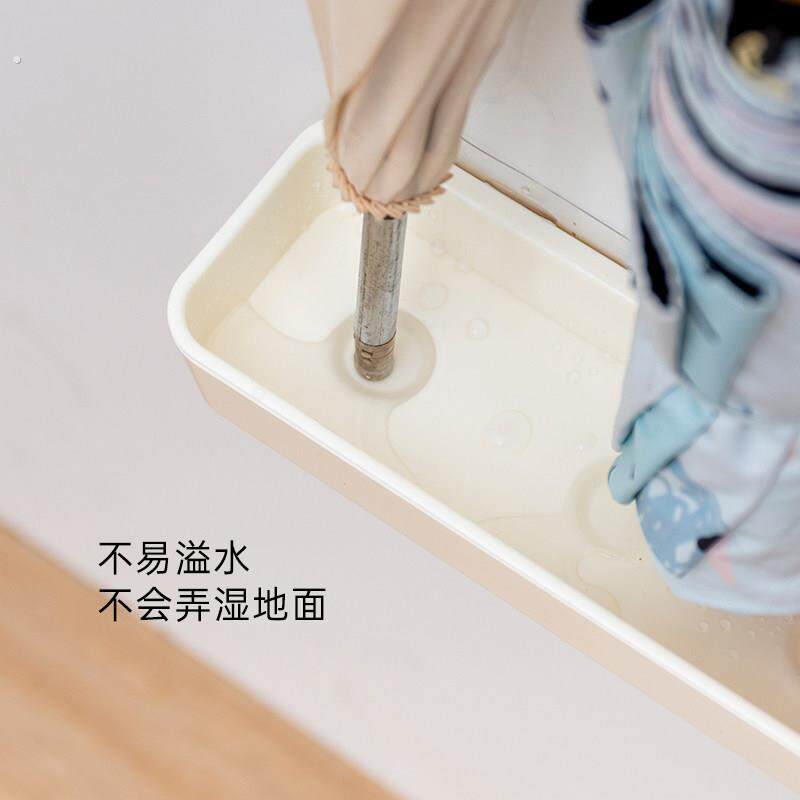 家用雨伞收纳架玄关壁挂式门后放伞神器宿舍门置物架挂钩侧面伞桶