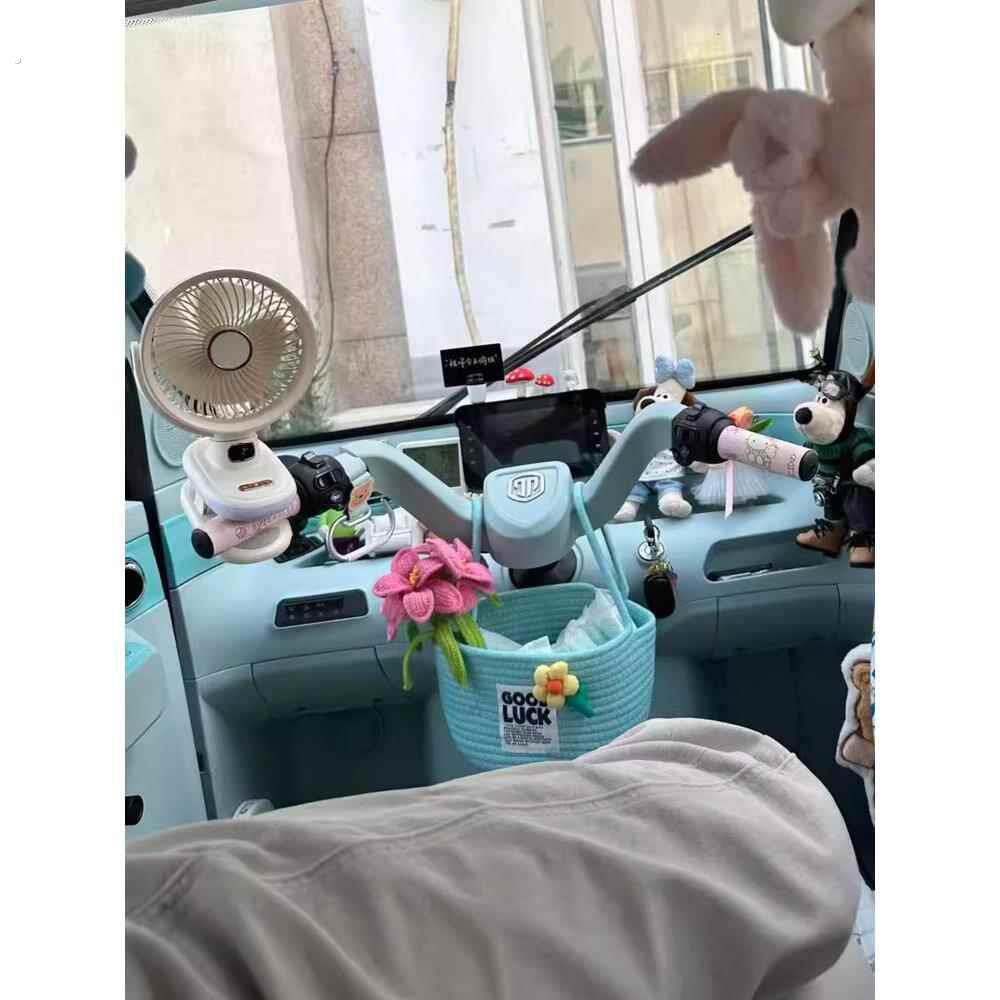 三轮车收纳筐创意高颜值汽车电动车挂式杂物收纳筐储物篮收纳神器