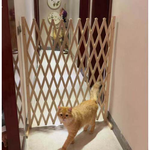 宠物栅栏可伸缩门户外室内伸缩隔断拦猫拦狗栅栏挡板隔离门免打孔